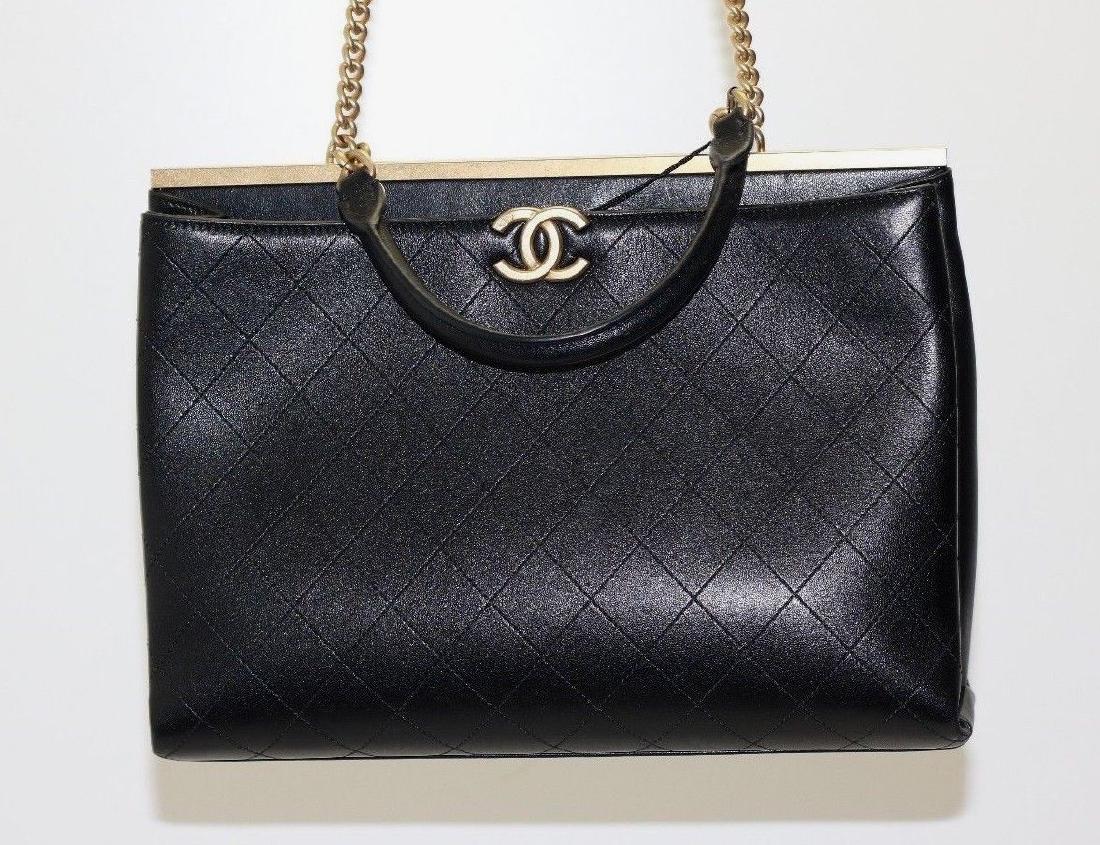 Chanel Coco Lg Lambskin Shopping Bag