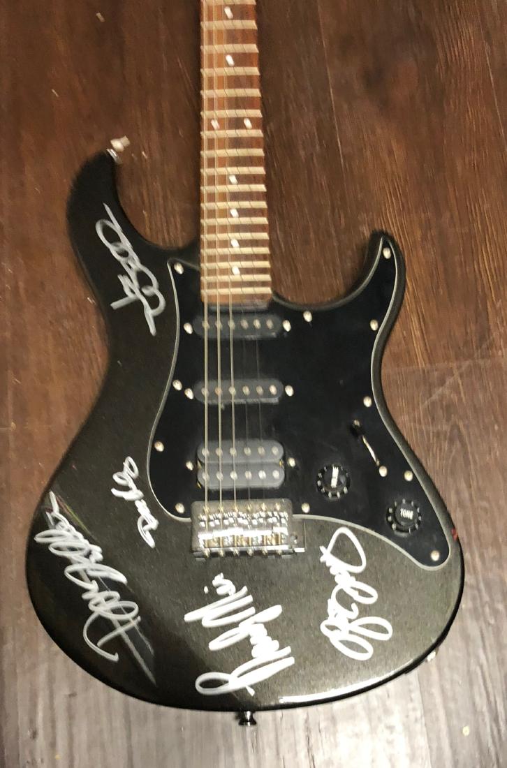 Signed Eagles Guitar: Signed by Glen Frey, Don Henley, Randy Meisner, Don Felder and Joe Walsh