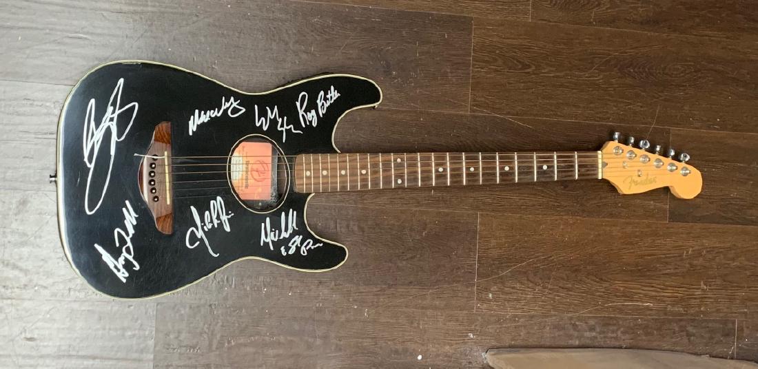 Signed Bruce Springsteen Guitar: Signed by Springsteen, Gary Talentt, Roy Bitten, Max Weinberg, Nils Lofgren, Steve Van Zandt