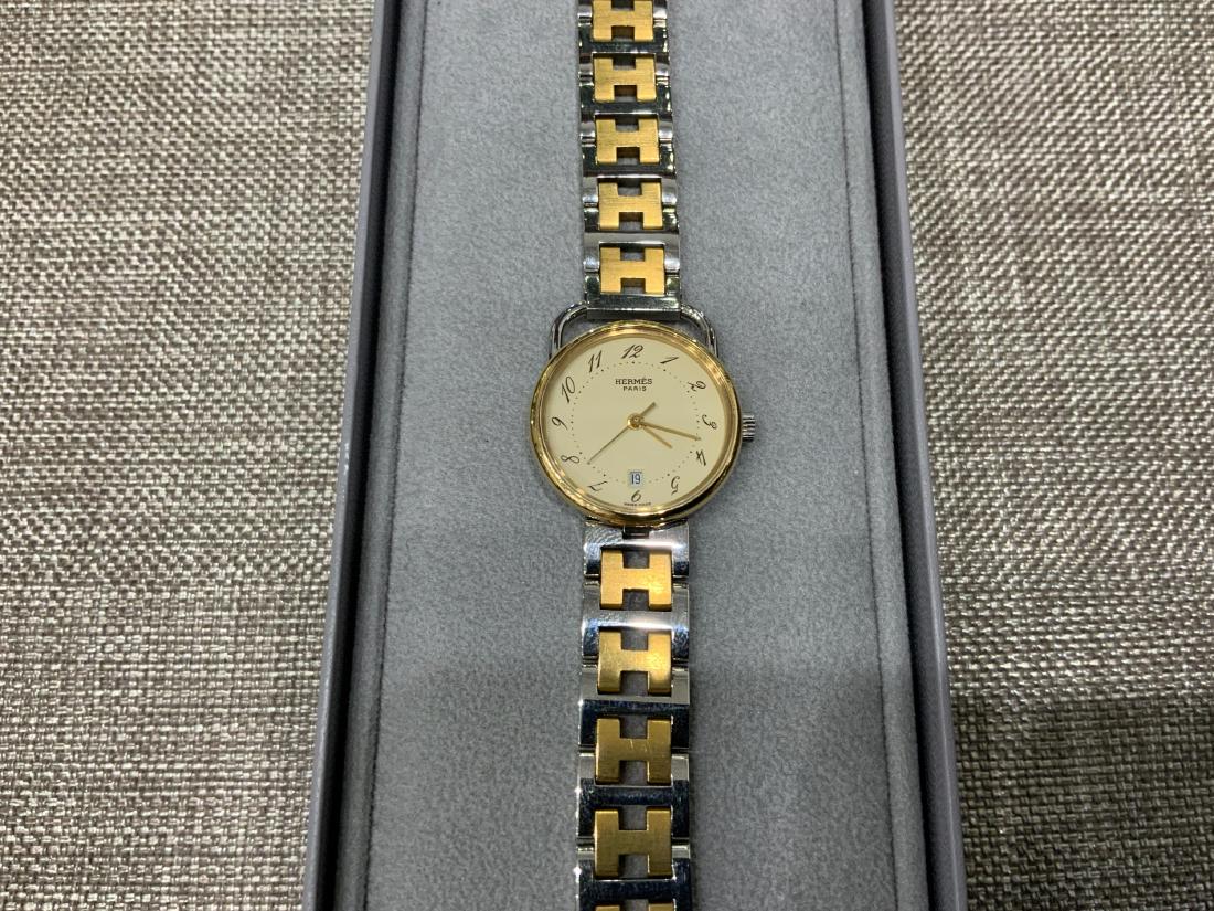 Hermes two-tone watch (1 of 6)