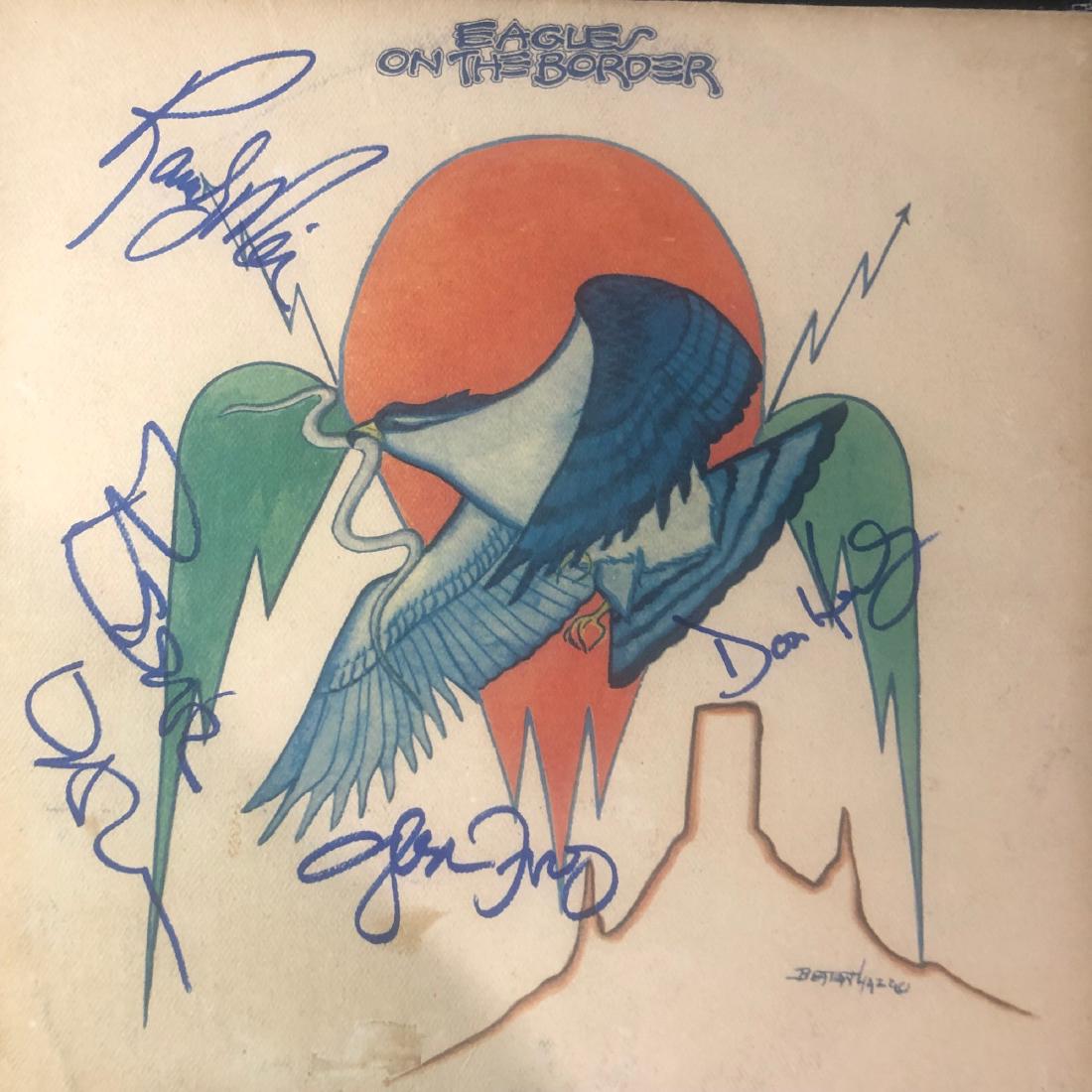 Signed Eagles On The Border Album (1 of 1)
