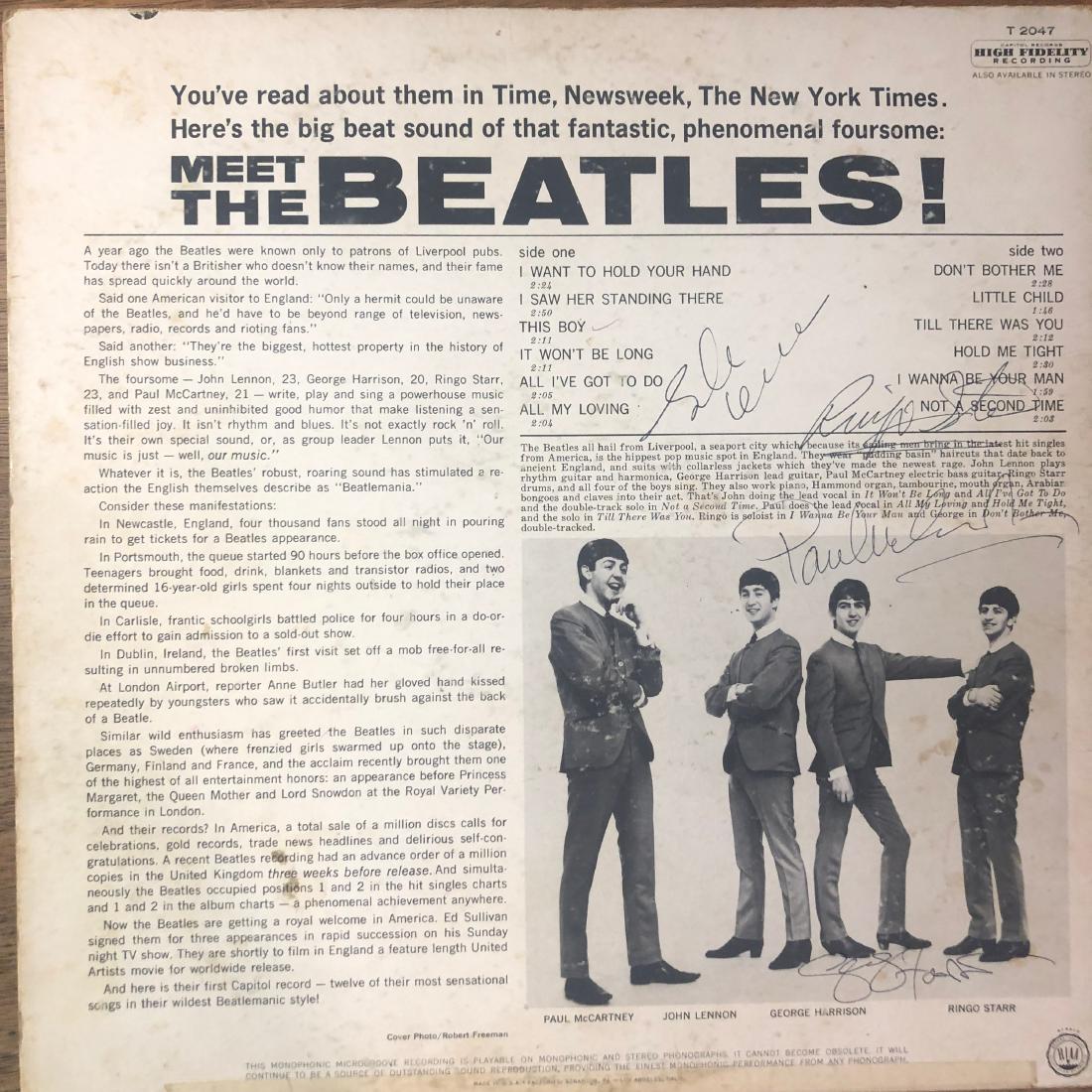 Signed Beatles Meet The Beatles Album (1 of 2)