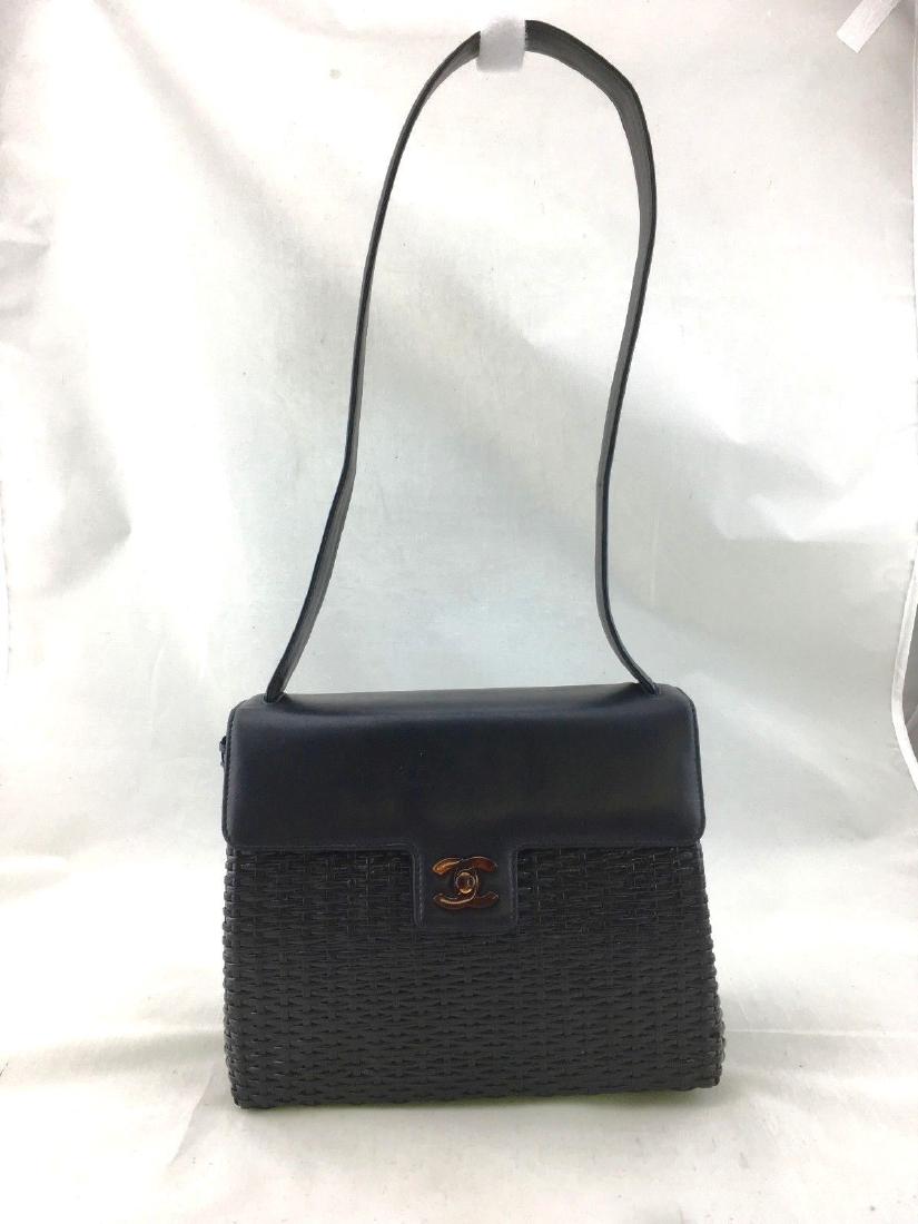 RARE vintage Chanel Wicker handbag (1 of 10)