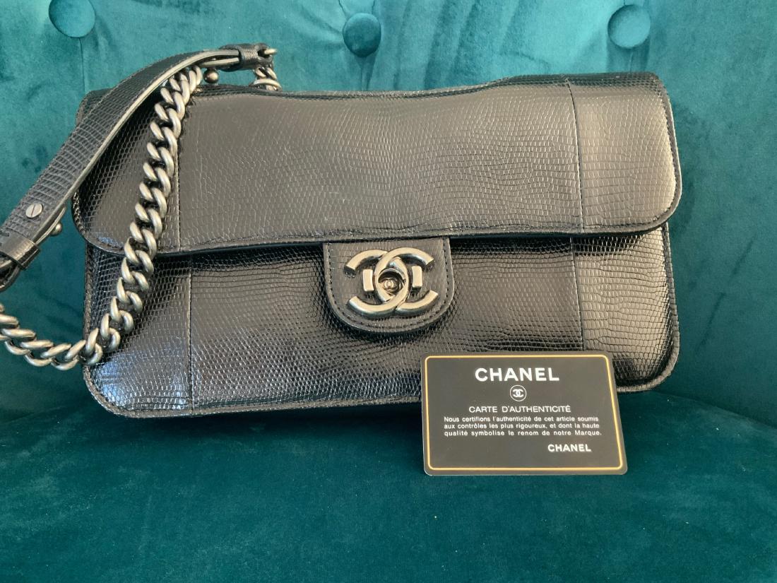 Chanel lizard skin bag new arrivals