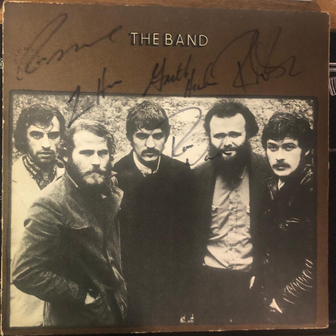 Signed The Band Album: Signed by Robbie Robertson, Garth Hudson, Richard Manuel, Levon Helm, Rick Danko