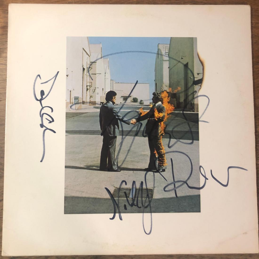 Signed Pink Floyd Wish You Were Here Album: Signed by Roger Waters, David Gilmore, Nick Mason, and Richard Wright
