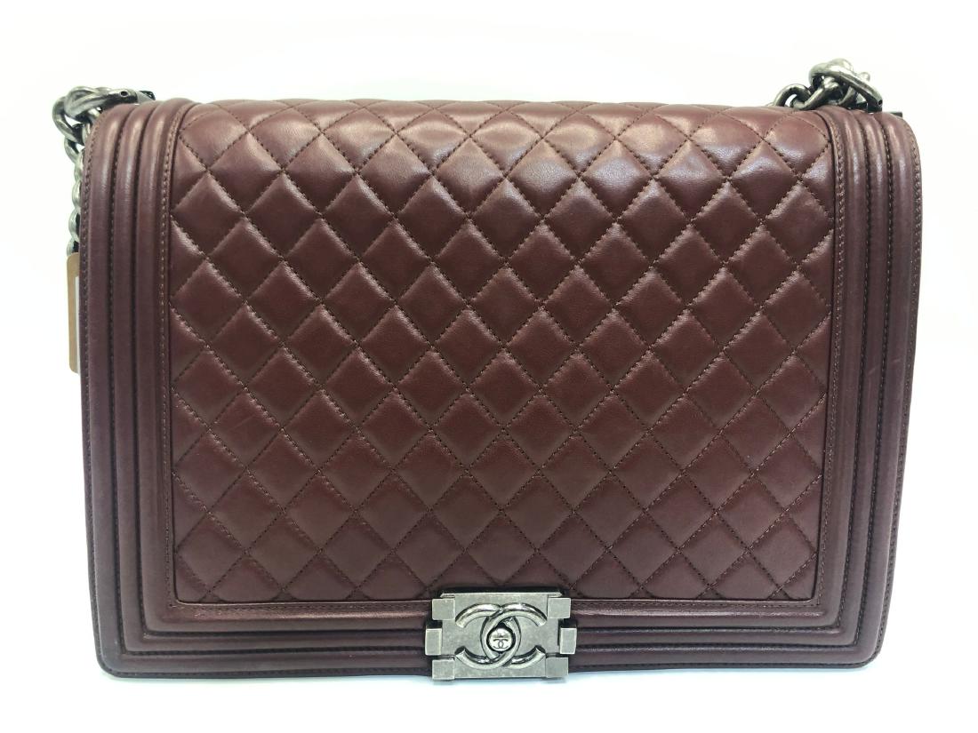 Chanel Chevron boy flap bag (1 of 8)