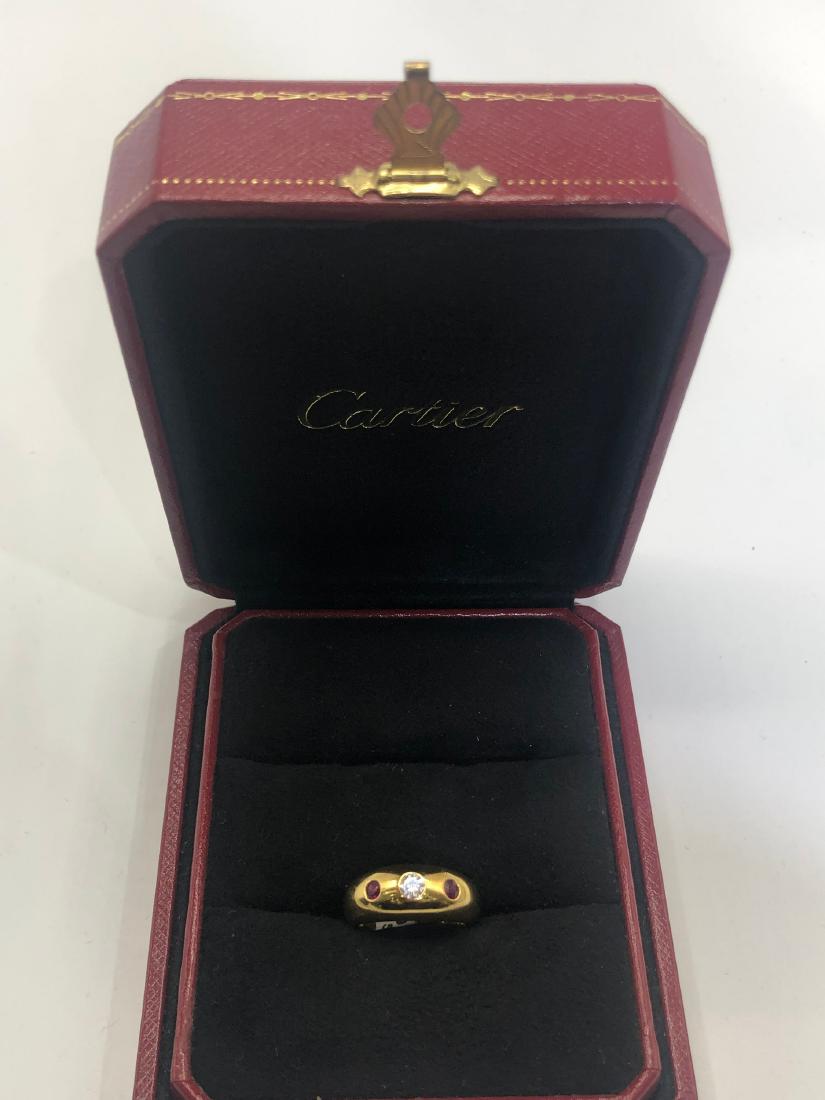 Cartier diamond and ruby ring (50) (1 of 3)