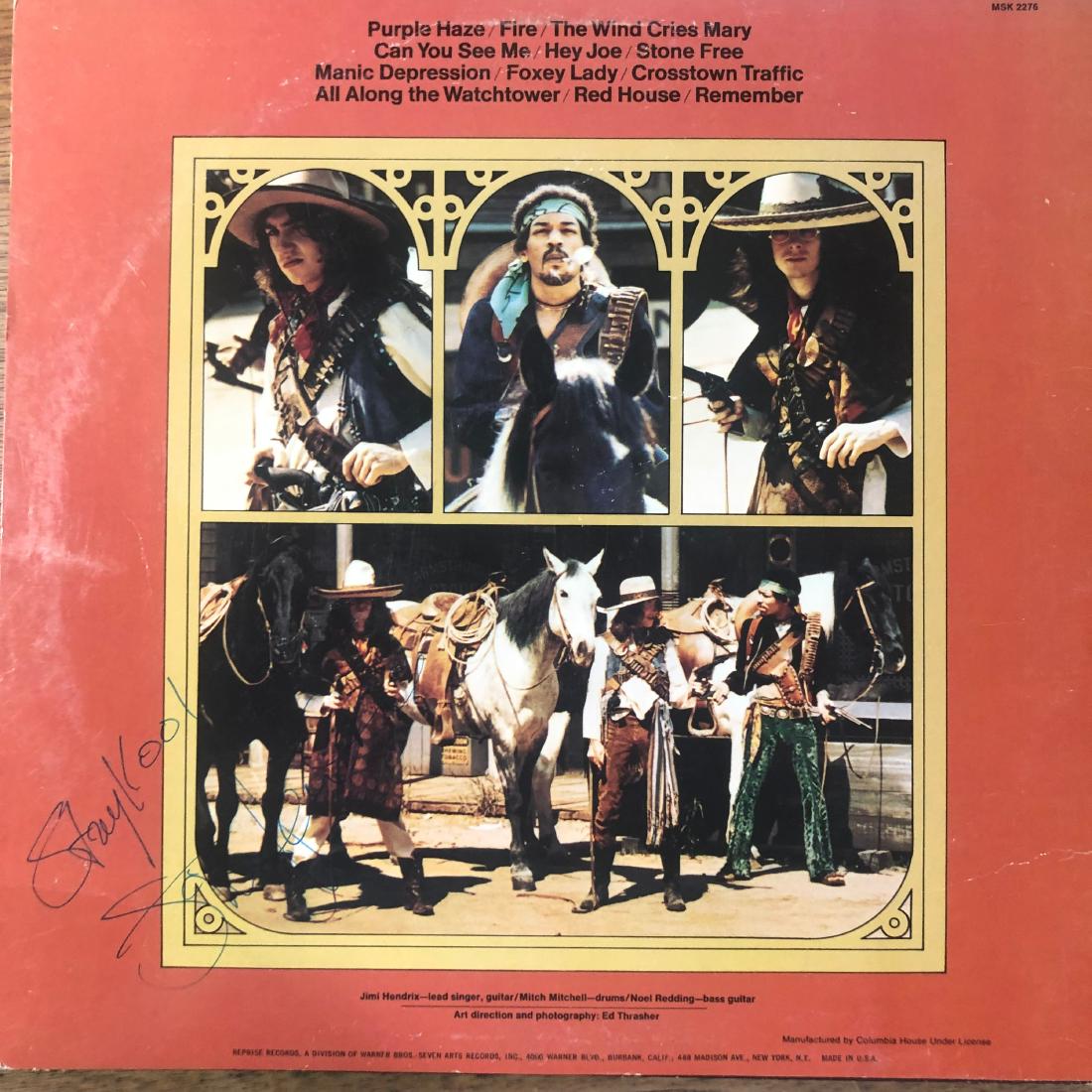 SUPER RARE Signed Jimi Hendrix Smash Hits (1 of 2)