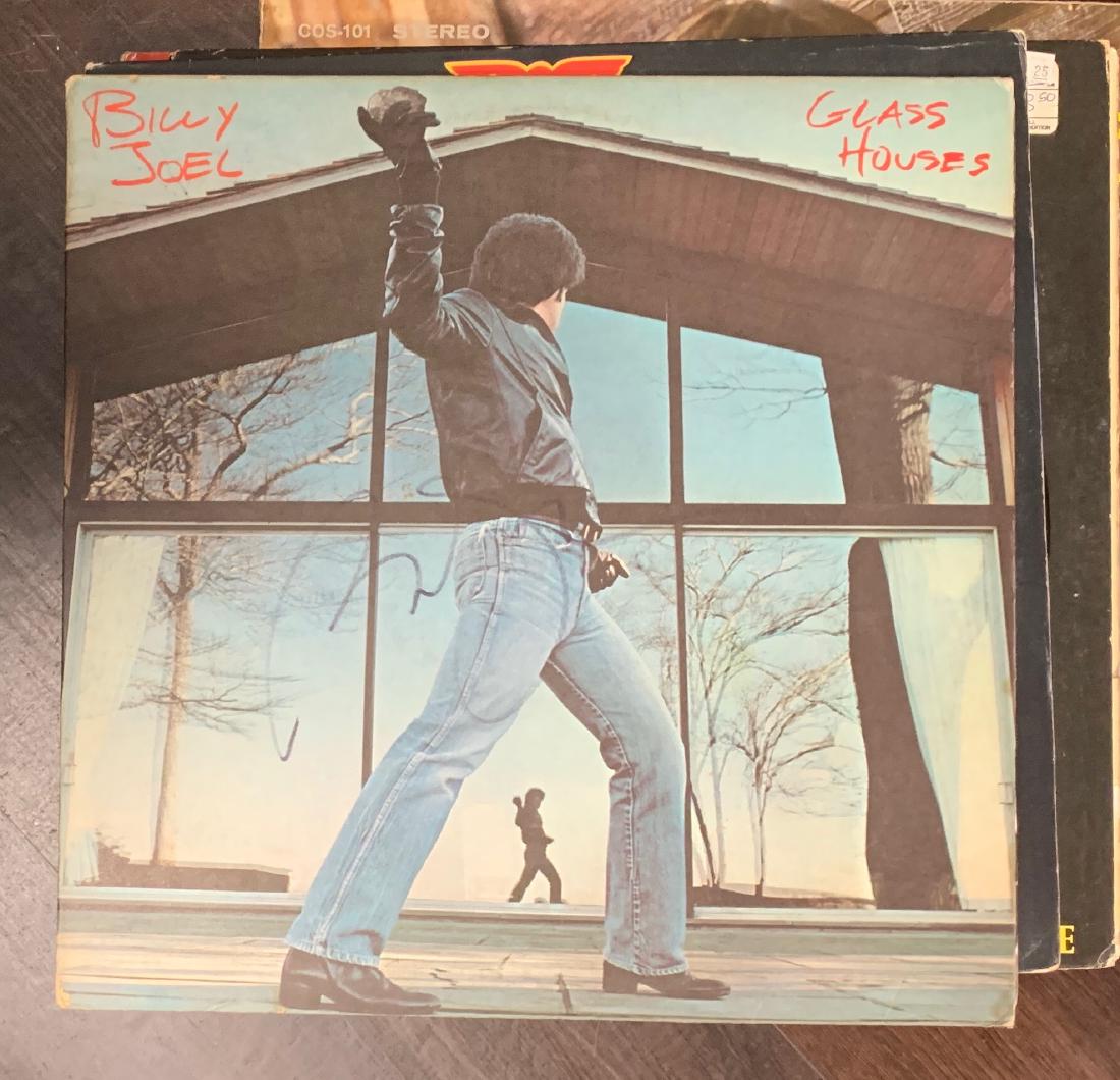 Signed Billy Joel Glass Houzses Album: Signed by Billy Joel
