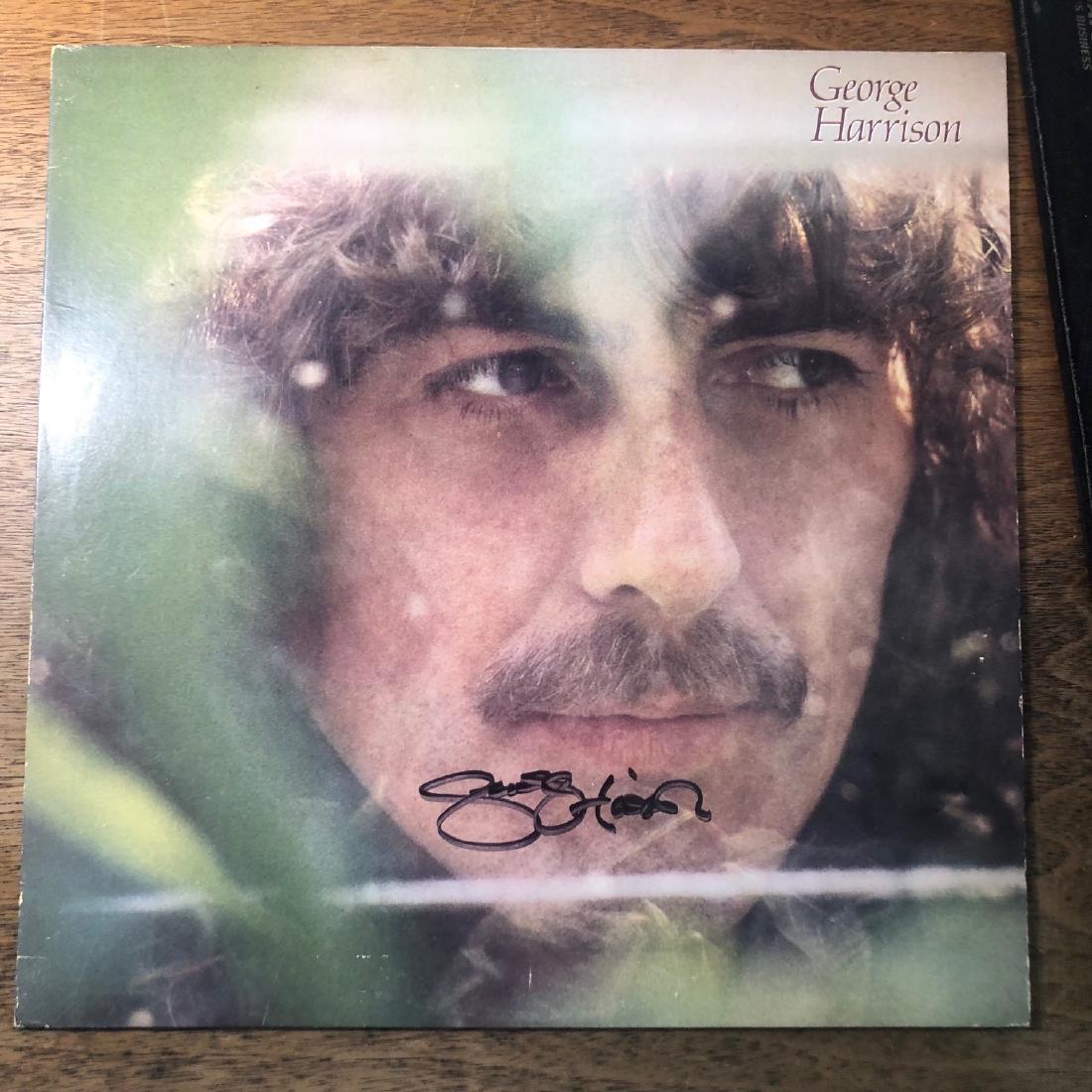 Signed George Harrison Self Titled Album: Signed by George Harrison