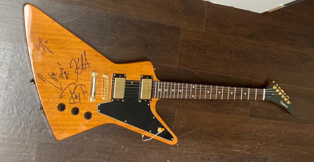 Signed Metallica Guitar: Signed by Duane Allman, Greg Allman Dickey Betts, Butch Trucks, Jaimoe