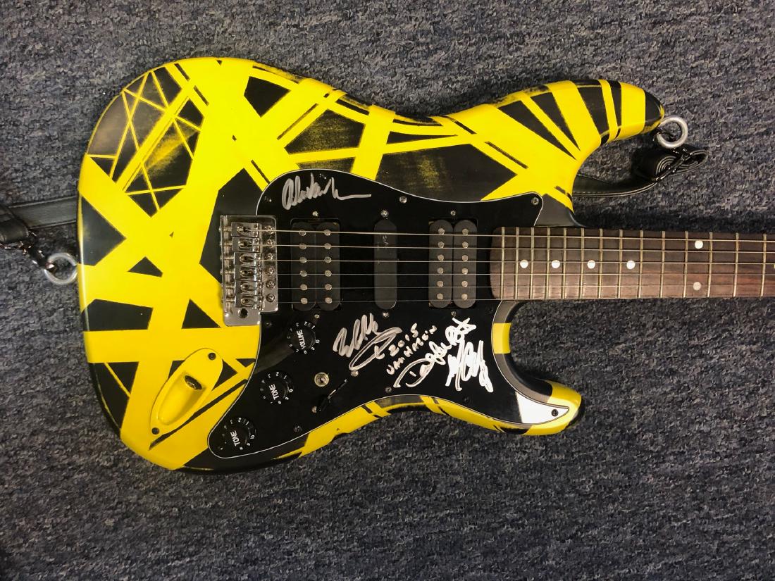 Signed Van Halen Guitar (1 of 1)