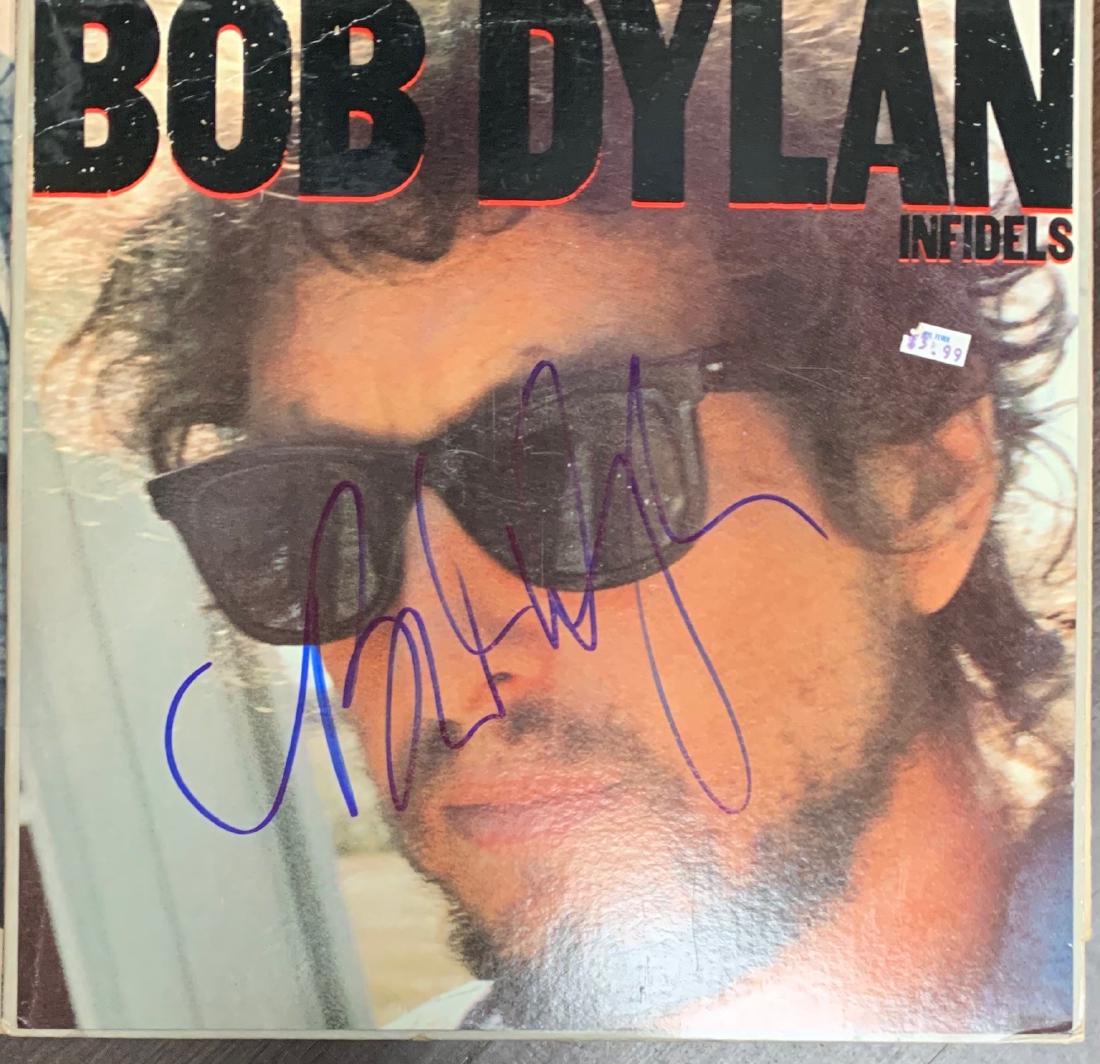 Signed Bob Dylan Infidels Album (1 of 1)