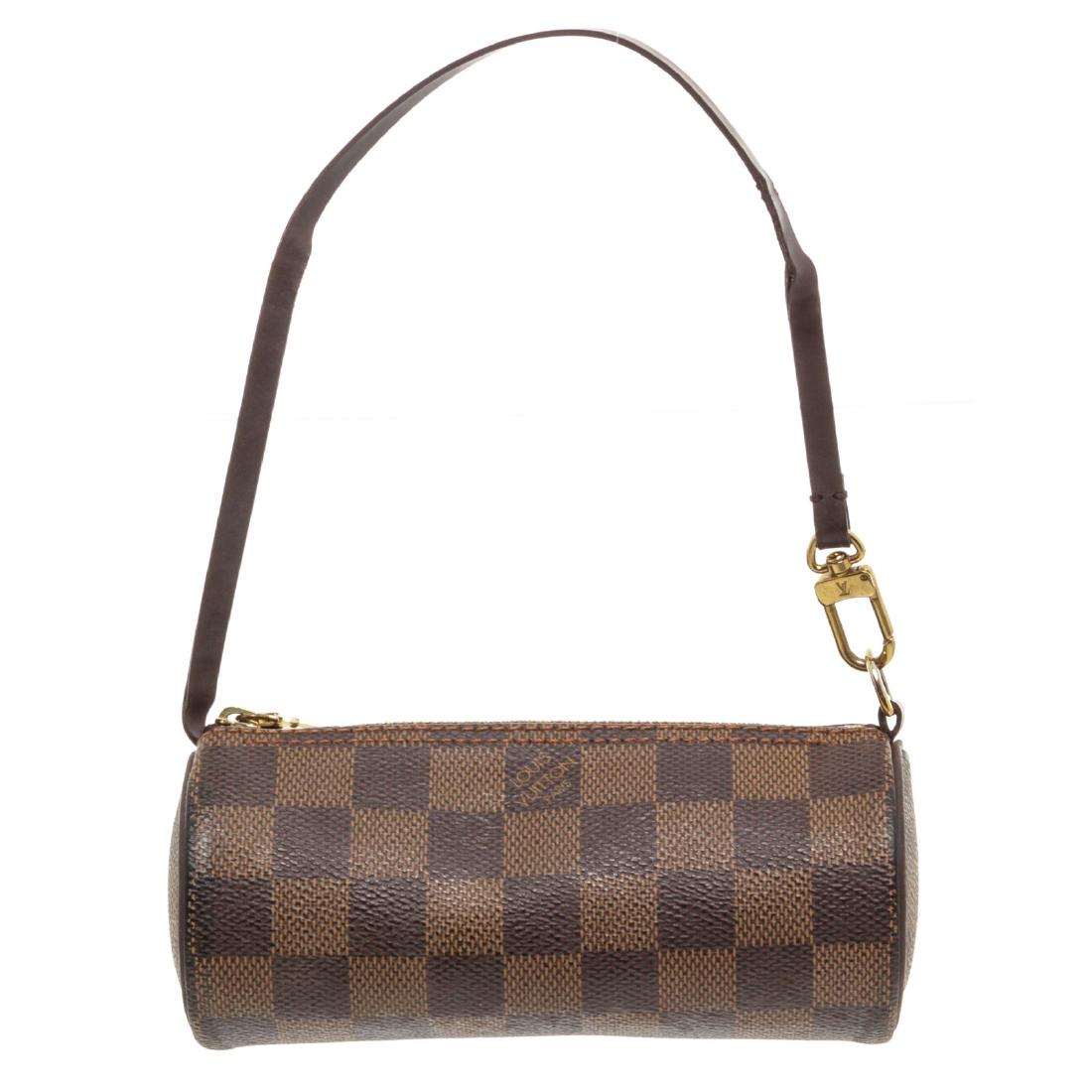 Louis Vuitton Damier Ebene Canvas Leather Mini Papillon (1 of 7)