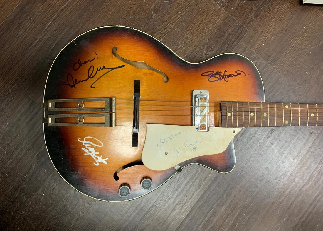 Signed Beatles Hollow Body Guitar (1 of 1)