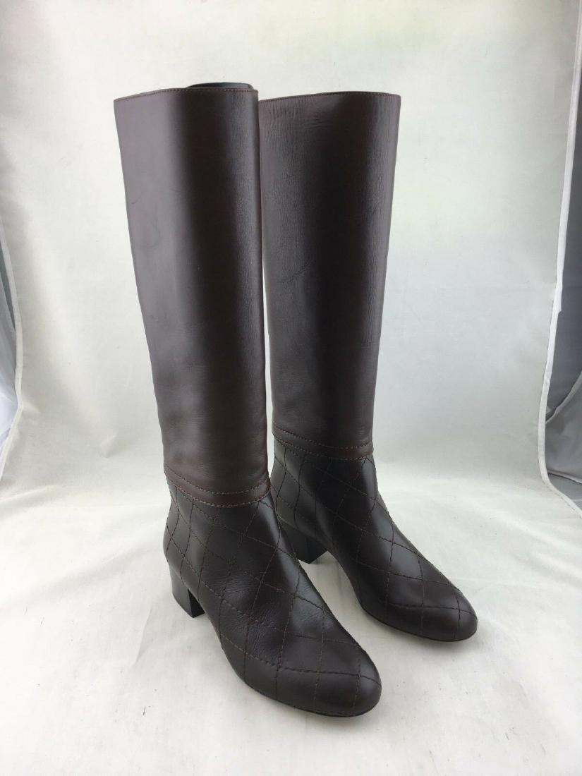 Chanel (Brown) Riding boots (sz 37.5) (1 of 11)