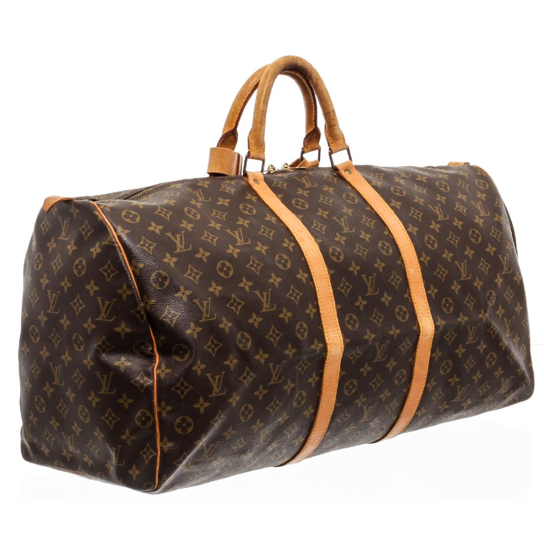 LOUIS VUITTON MONOGRAM KEEPALL 60 TRAVEL BAG (1 of 9)