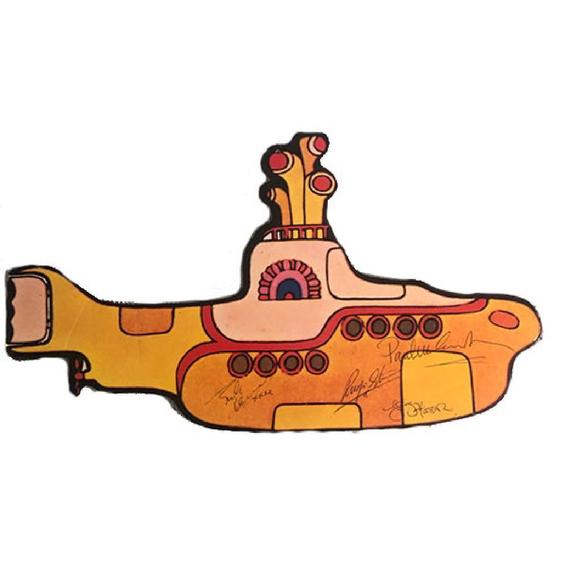Signed Beatles Yellow Submarine In Store Display (1 of 1)