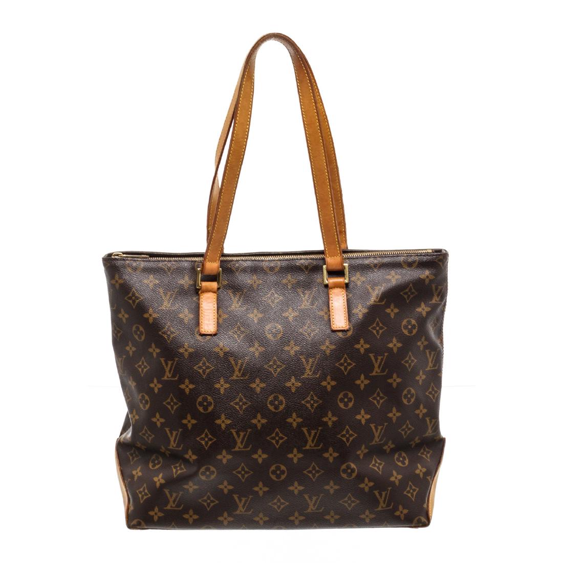 Louis Vuitton Monogram Canvas Leather Cabas Mezzo (1 of 7)