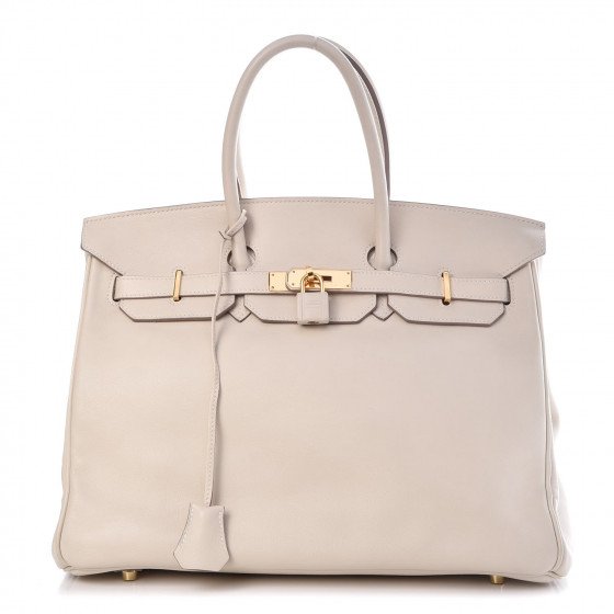 Hermes Birkin 35 Parchemin GHW (1 of 7)
