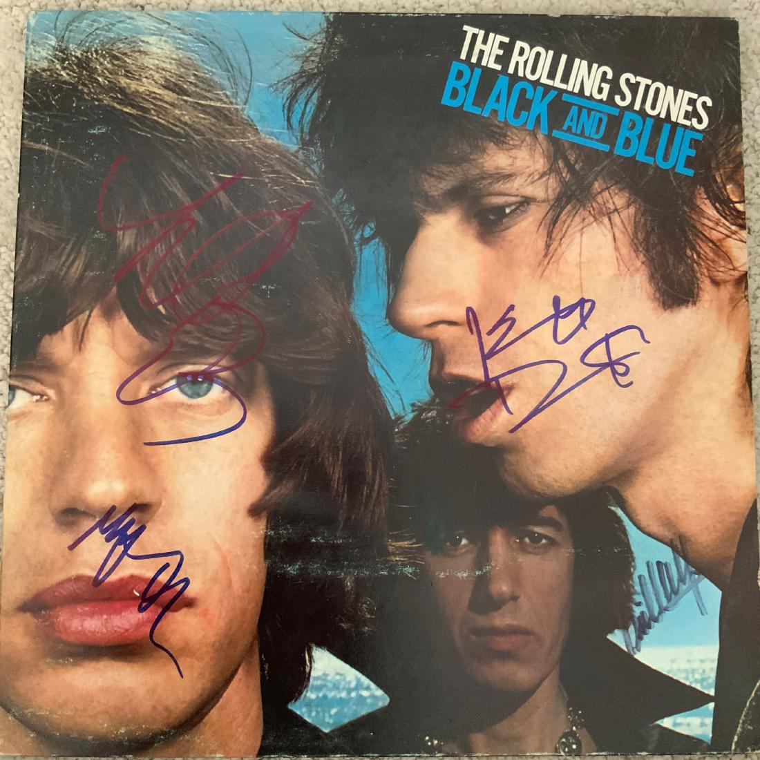Signed Rolling Stones Black and Blue Album (1 of 1)