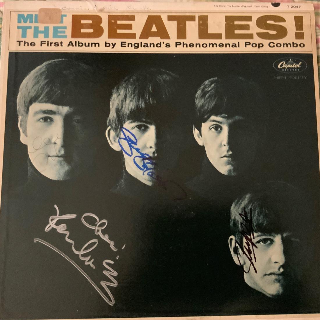 Signed Beatles Meet The Beatles Album (1 of 1)