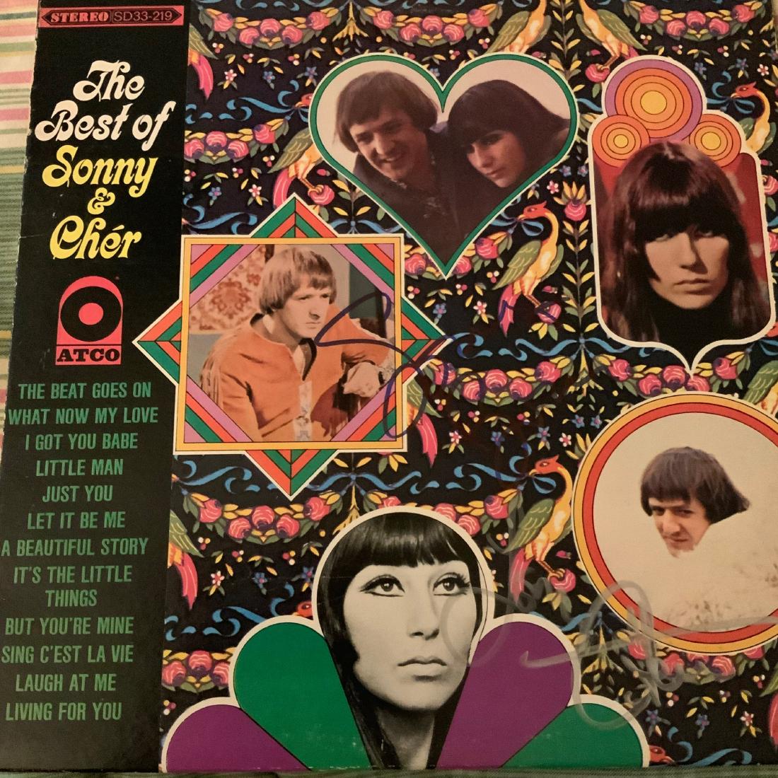 Signed Sonny and Cher The Best Of Sonny And Cher Album (1 of 1)