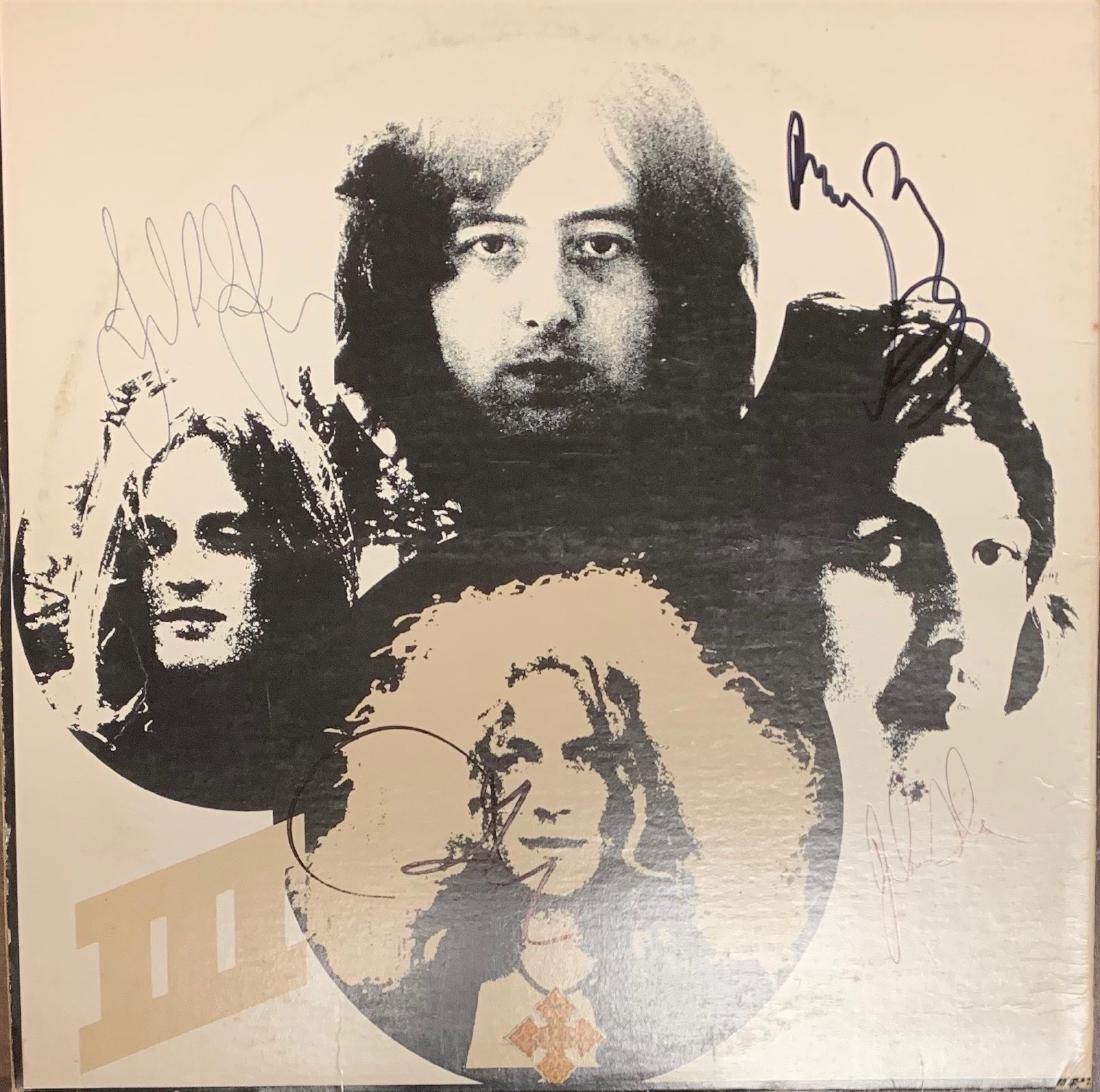Signed Led Zeppelin III Album (1 of 1)