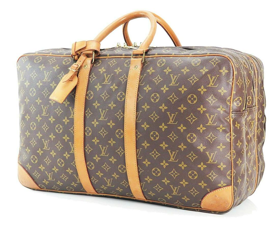 LOUIS VUITTON Sac 3 Poches 55 Luggage: Brand: Louis Vuitton Style: LOUIS VUITTON Sac 3 Poches 55 Monogram Travel Bag Suitcase Luggage Description: LOUIS VUITTON Sac Trois Poches 55. Monogram canvas and leather. Large travel bag with 3 sect