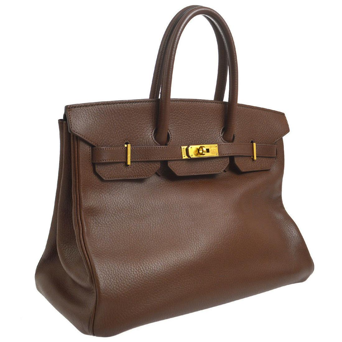 HERMES BIRKIN 30 Brown Vachette Grainee Ardenne: Brand: Hermes Style: HERMES BIRKIN 30 Hand Bag Brown Vachette Grainee Ardenne Vintage Description: HERMES BIRKIN 30 Hand Bag Brown Vachette Grainee Ardenne . Outside: - none Inside: Pocket*1, Zipper P