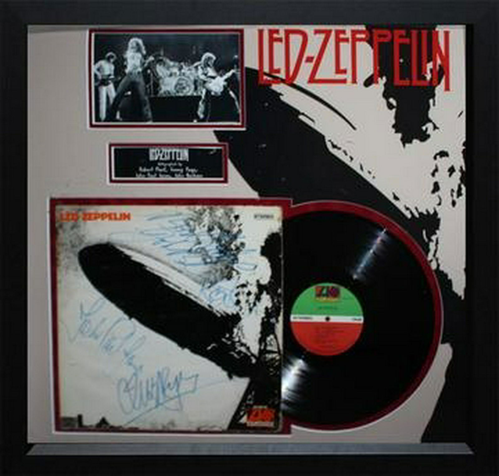 LED ZEPPELIN "LED ZEPPELIN" AUTOGRAPHED ALBUM (1 of 1)