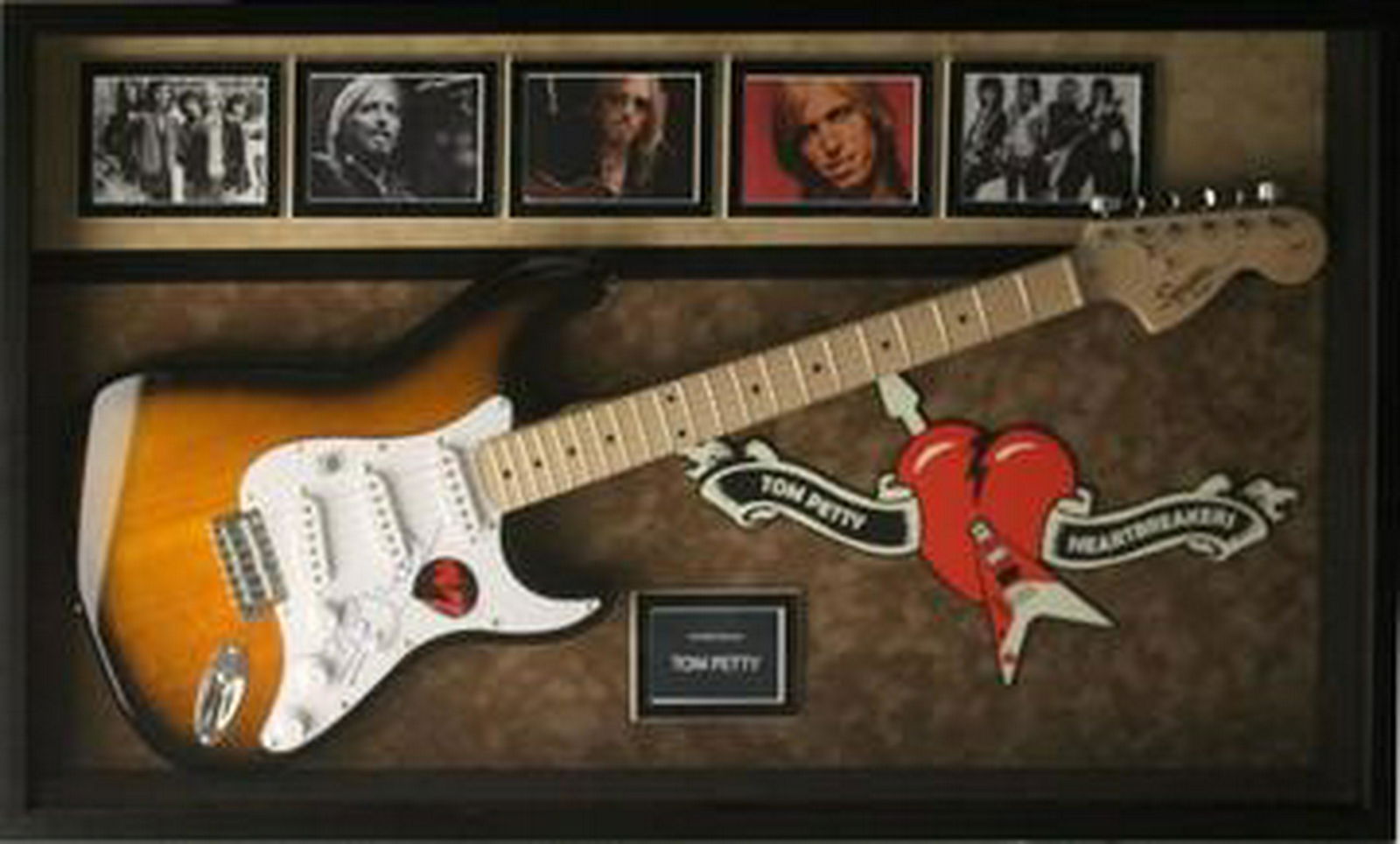 TOM PETTY SIGNED PICKGUARD SUNBUST GUITAR (1 of 1)