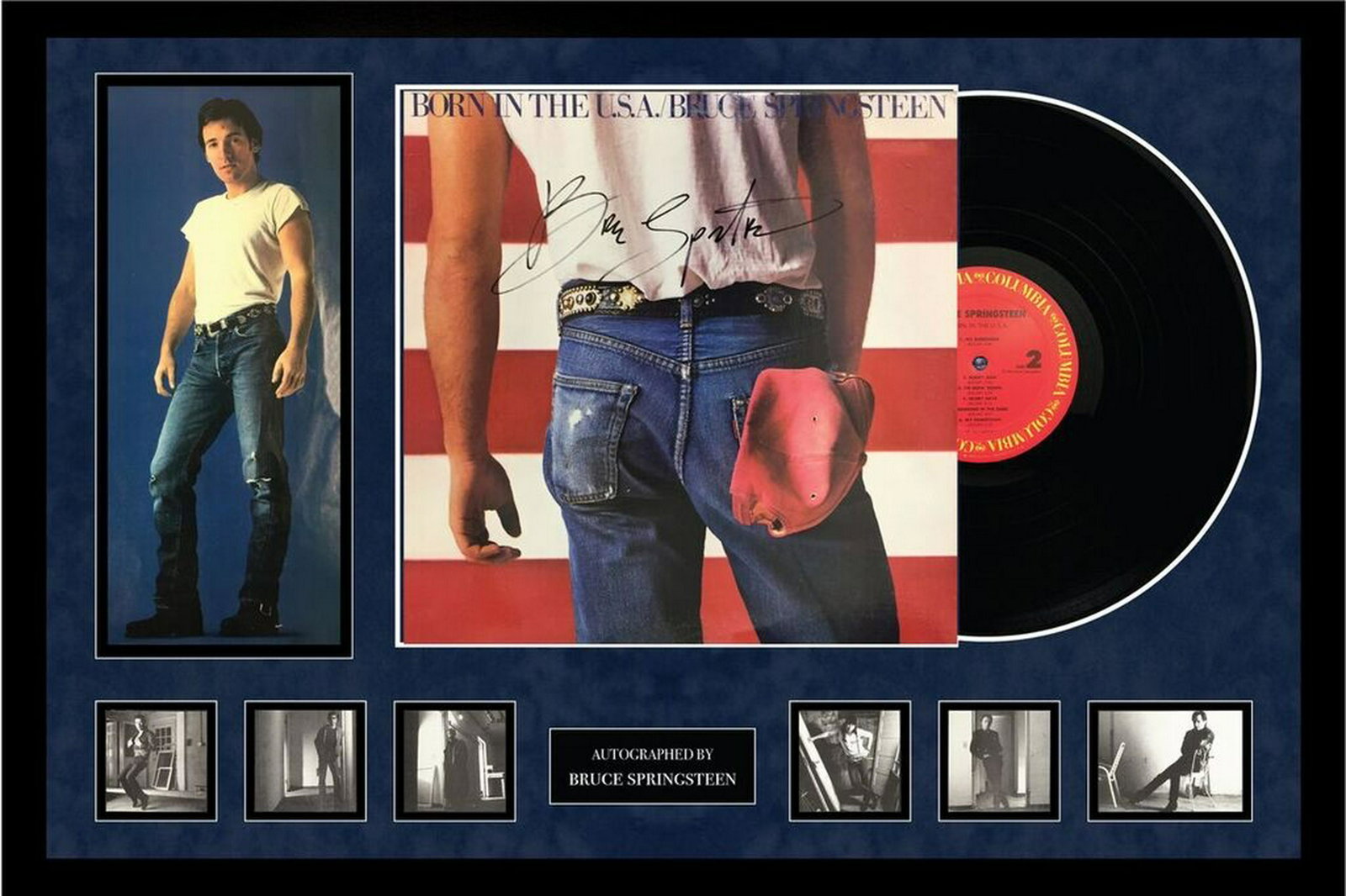 Born In The USA Album: Signed by Bruce Springsteen