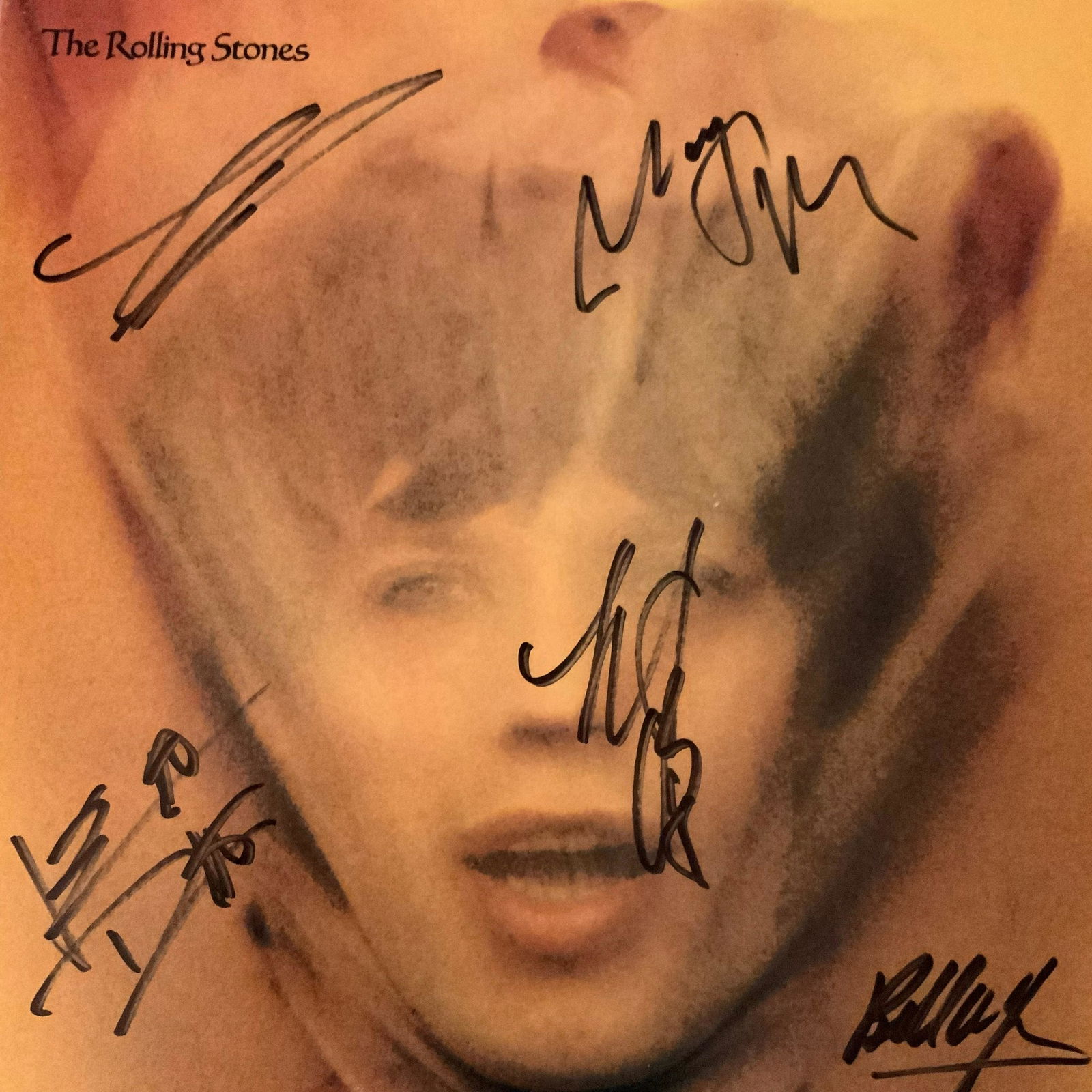 Signed Rolling Stones Goats Head Soup Album (1 of 1)