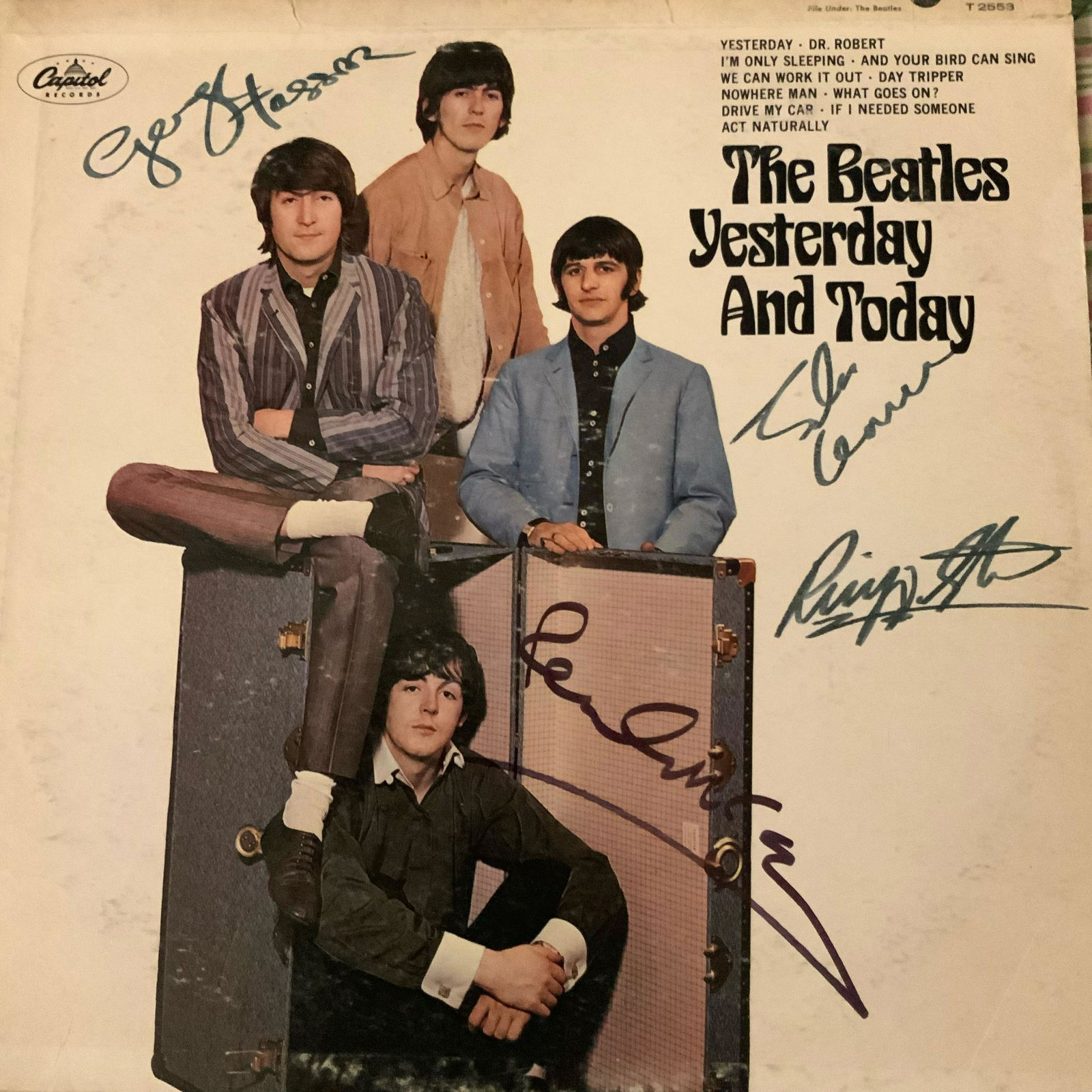 Signed Beatles Yesterday And Today Album (1 of 1)