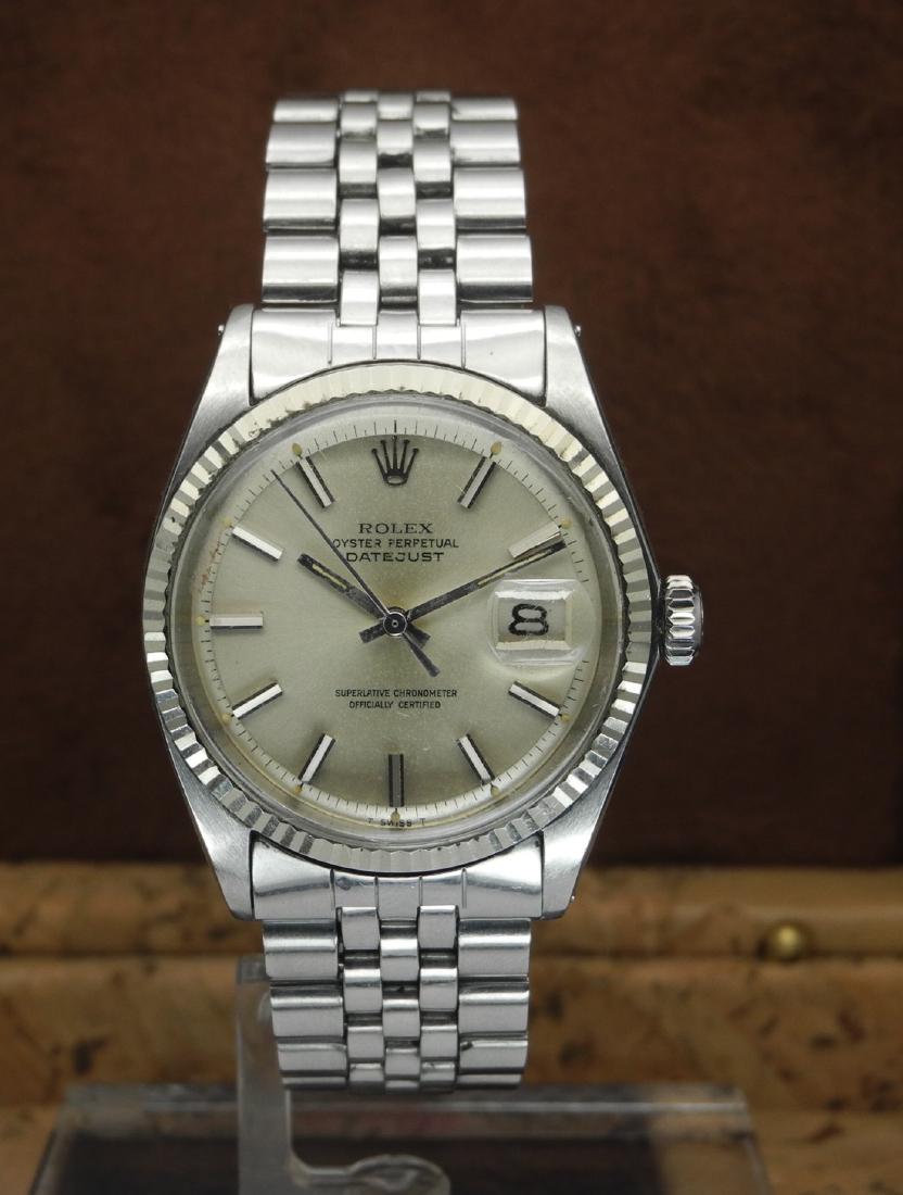 Rolex Datejust 1601 with Silver Dial in Steel Case (1 of 6)