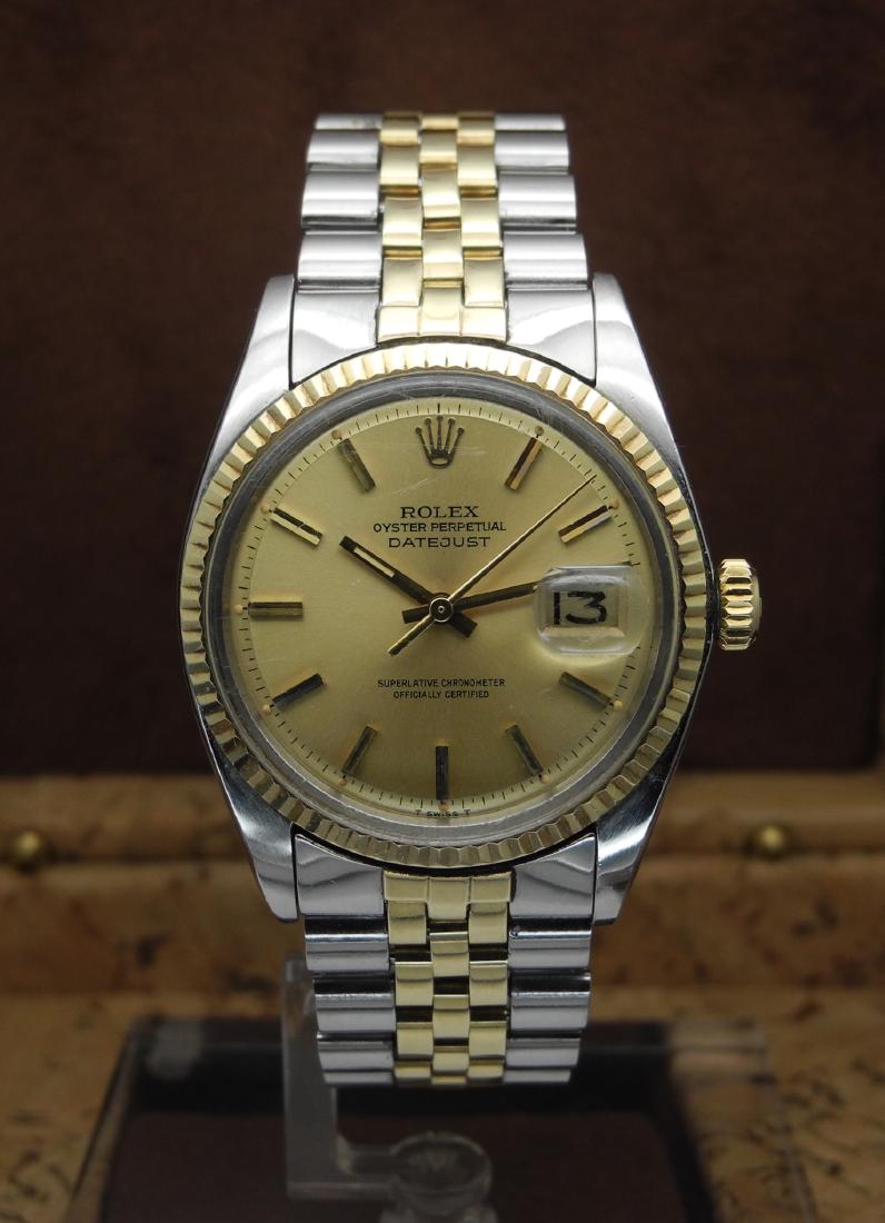 Rolex Datejust 1601 Gold Dial in Steel & Gold Case (1 of 6)