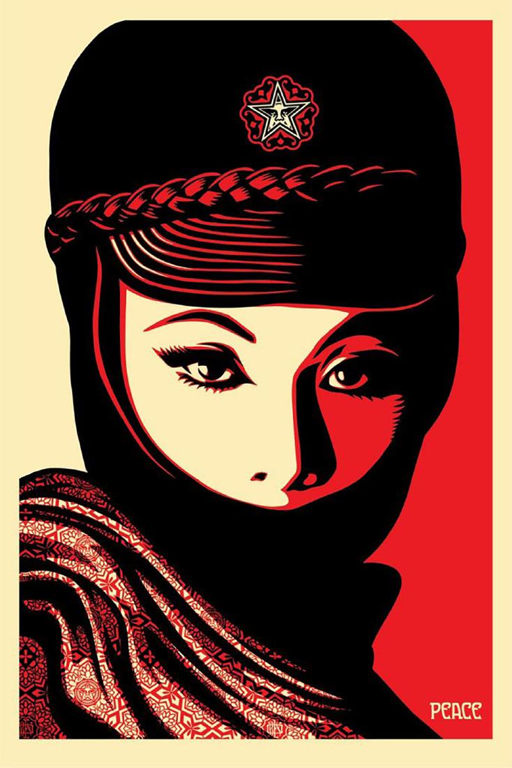SHEPARD FAIREY 'Mujer Fatale' O/E Signed Lithograph (1 of 5)