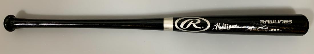 "BRAVES" 'Hammerin' HANK AARON Signed Baseball Bat (1 of 5)