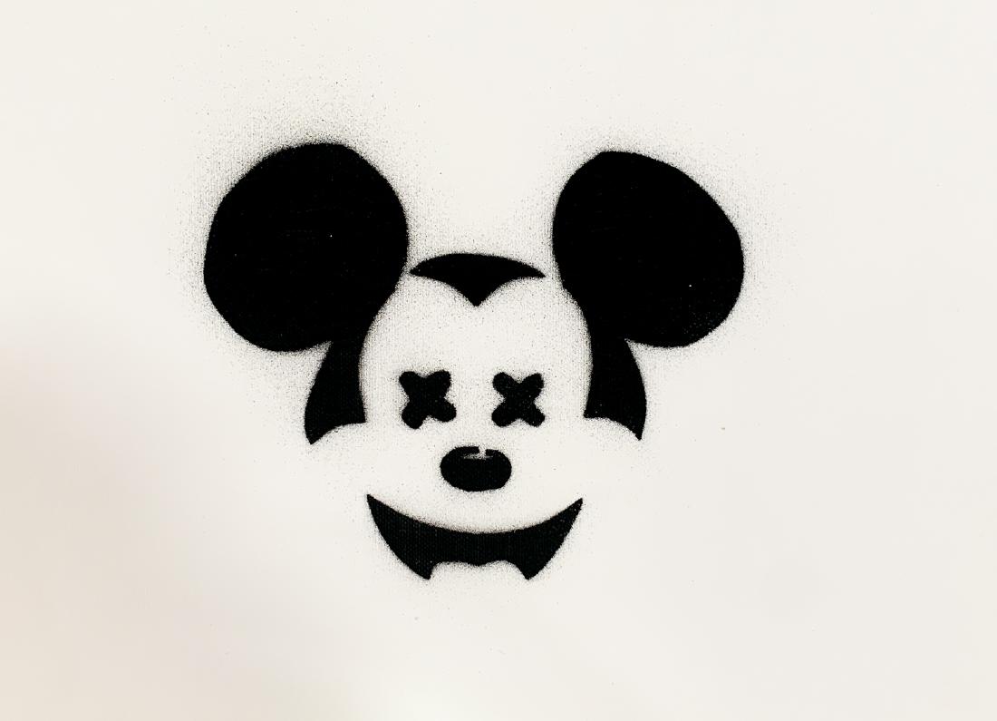 BANKSY "Dismaland" Original Spray Graffiti Art Dismal (1 of 2)
