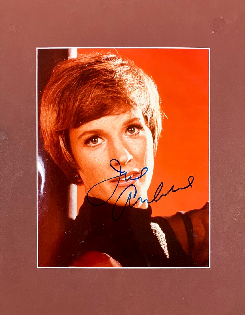 JULIE ANDREWS "Mary Poppins" "Sound of Music" Signed (1 of 2)