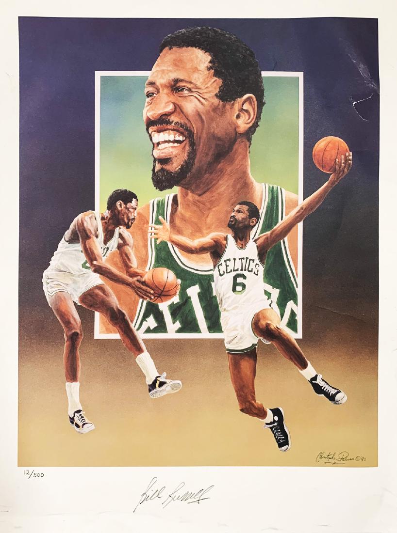 "CELTICS" Bill Russell 12/500 Limited Edition (1 of 5)