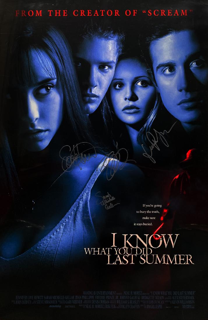 "I KNOW WHAT YOU DID LAST SUMMER" Cast Signed Movie (1 of 2)
