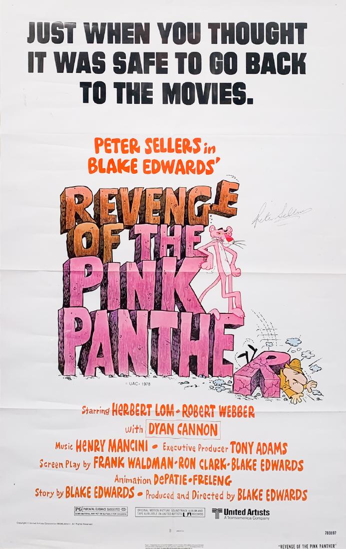 *RARE* "REVENGE of the PINK PANTHER" Peter Sellers (1 of 2)