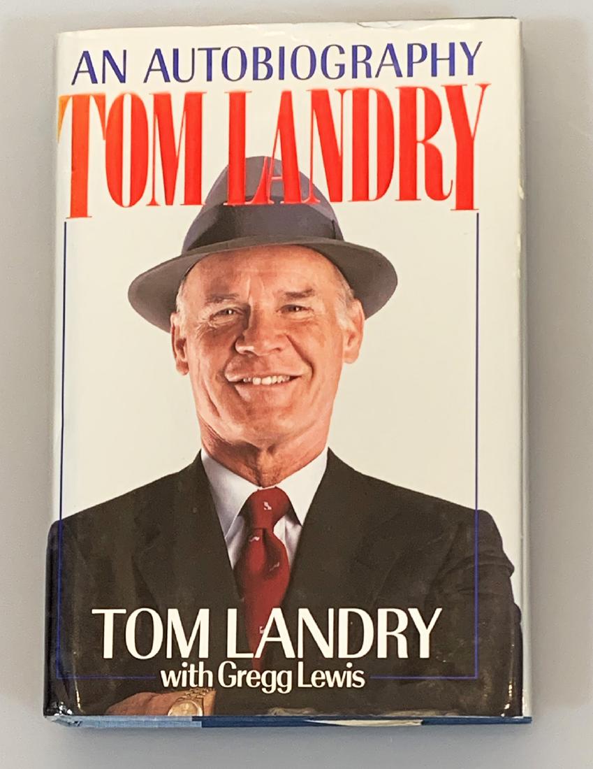 TOM LANDRY "Dallas Cowboys" RARE SIGNED 1st Ed. Book (1 of 4)