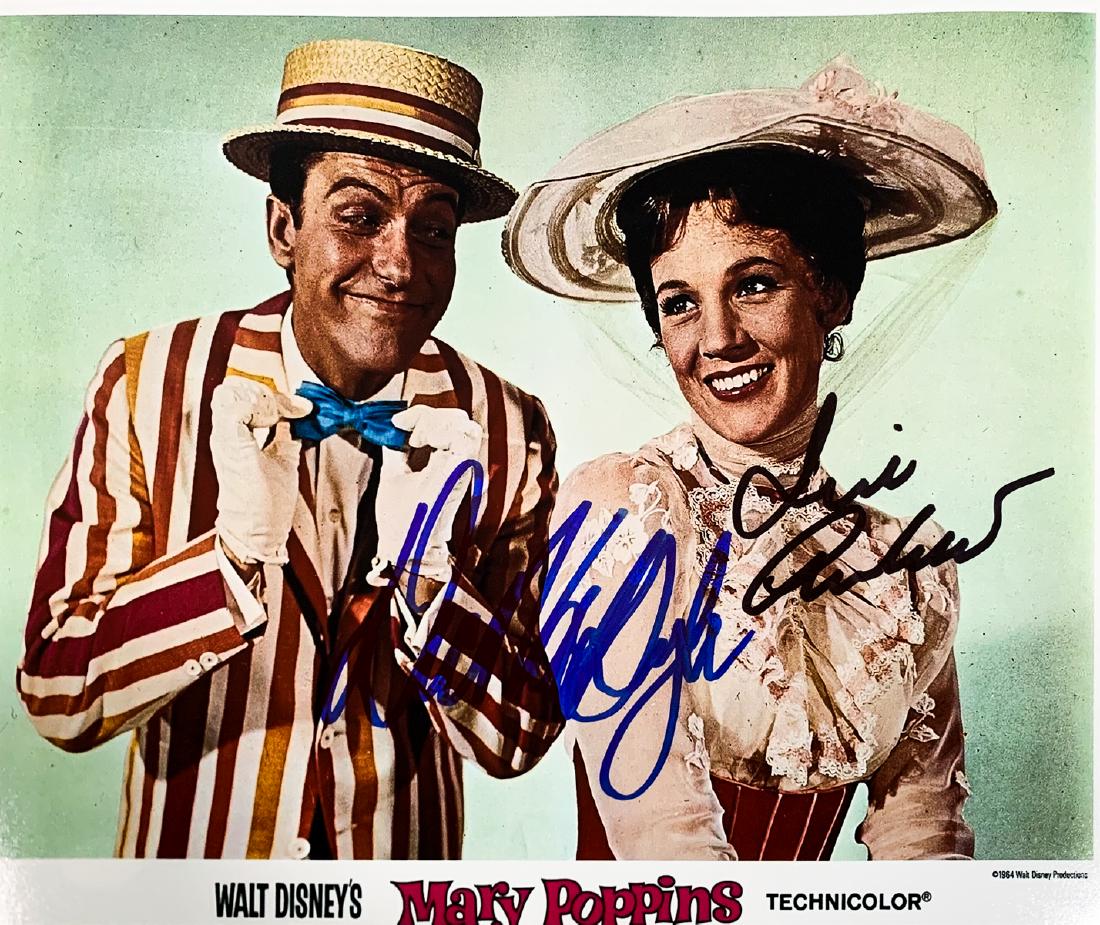 "MARY POPPINS" Signed 8x10 Photo by Dick Van Dyke and (1 of 4)