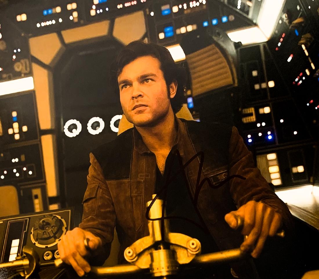 "SOLO: Star Wars" Alden Ehrenreich Signed 8x10 Photo (1 of 3)
