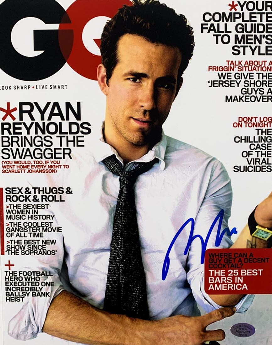 RYAN REYNOLDS "DEADPOOL" Signed GQ Magazine Cover Photo (1 of 4)