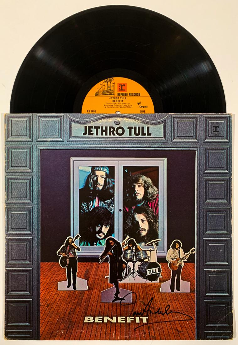 "JETHRO TULL" Signed "Benefit" Album (1 of 3)